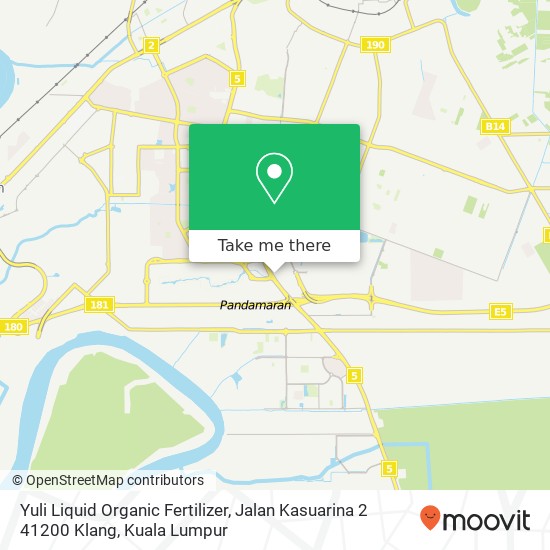 Peta Yuli Liquid Organic Fertilizer, Jalan Kasuarina 2 41200 Klang