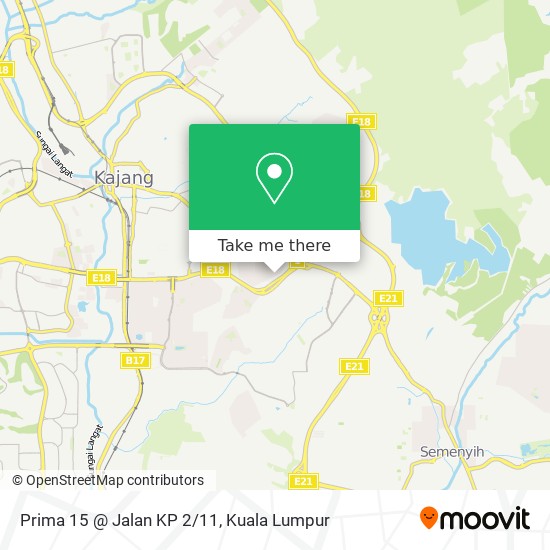 Prima 15 @ Jalan KP 2/11 map