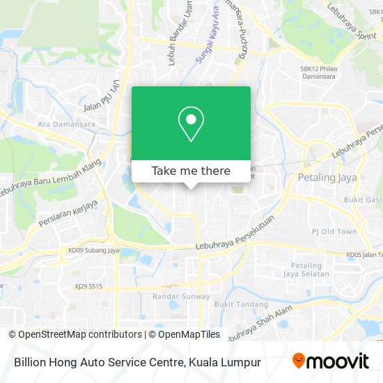 Billion Hong Auto Service Centre map