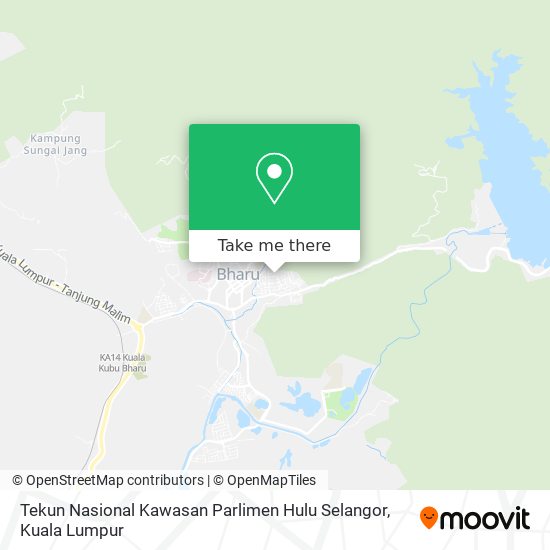 Tekun Nasional Kawasan Parlimen Hulu Selangor map