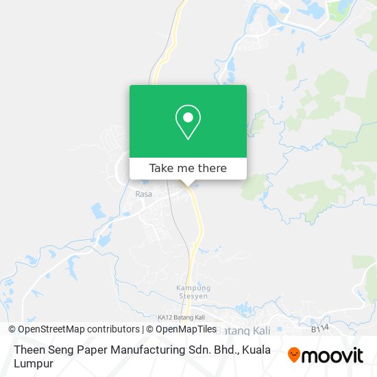 Theen Seng Paper Manufacturing Sdn. Bhd. map
