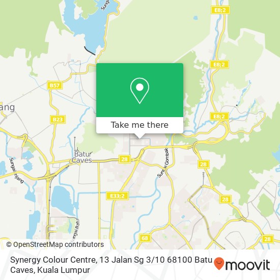 Synergy Colour Centre, 13 Jalan Sg 3 / 10 68100 Batu Caves map