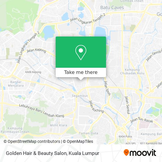 Golden Hair & Beauty Salon map