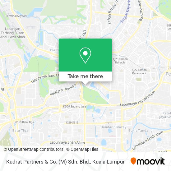 Kudrat Partners & Co. (M) Sdn. Bhd. map