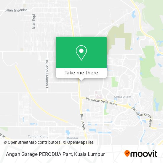 Angah Garage PERODUA Part map