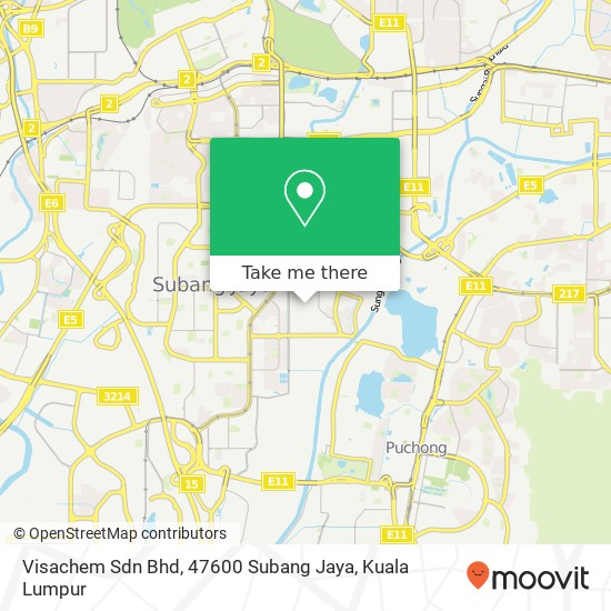 Visachem Sdn Bhd, 47600 Subang Jaya map