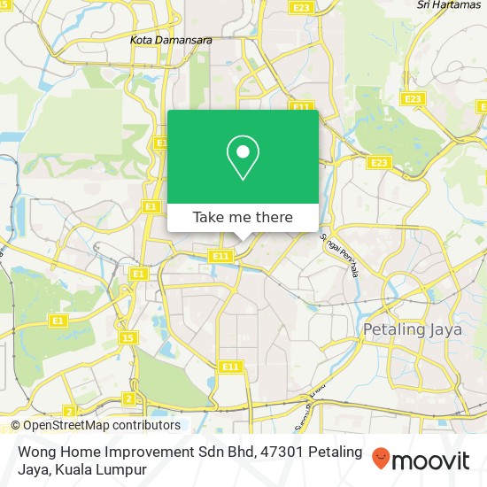 Peta Wong Home Improvement Sdn Bhd, 47301 Petaling Jaya