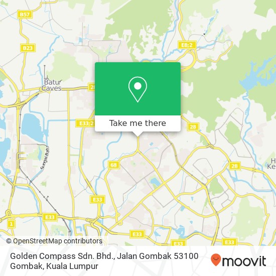 Peta Golden Compass Sdn. Bhd., Jalan Gombak 53100 Gombak