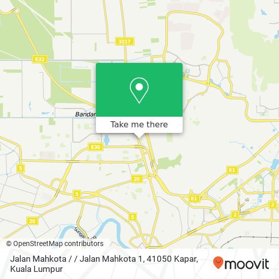 Jalan Mahkota / / Jalan Mahkota 1, 41050 Kapar map