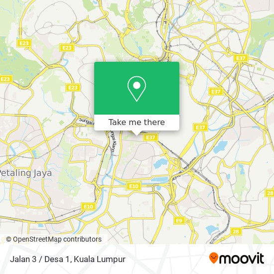 Jalan 3 / Desa 1 map