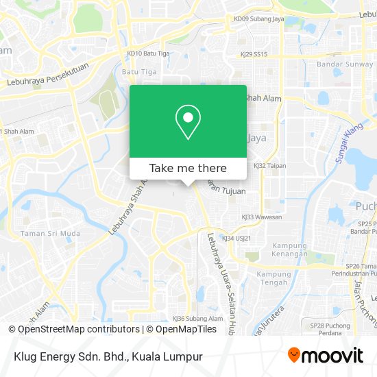 Klug Energy Sdn. Bhd. map