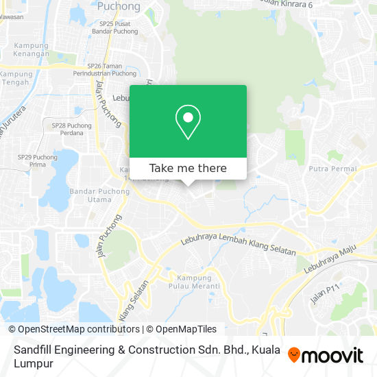 Sandfill Engineering & Construction Sdn. Bhd. map