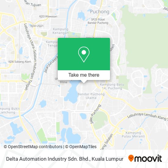 Delta Automation Industry Sdn. Bhd. map