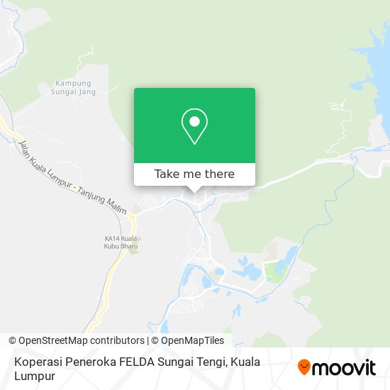 Peta Koperasi Peneroka FELDA Sungai Tengi