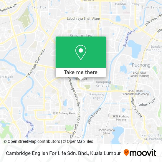 Cambridge English For Life Sdn. Bhd. map