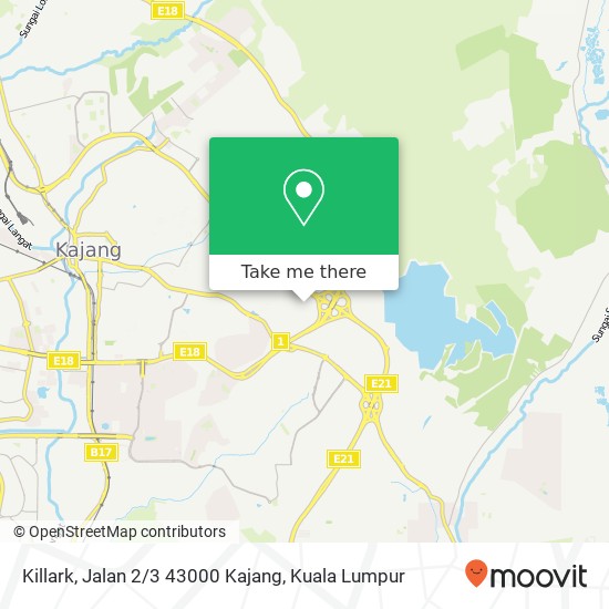 Killark, Jalan 2 / 3 43000 Kajang map