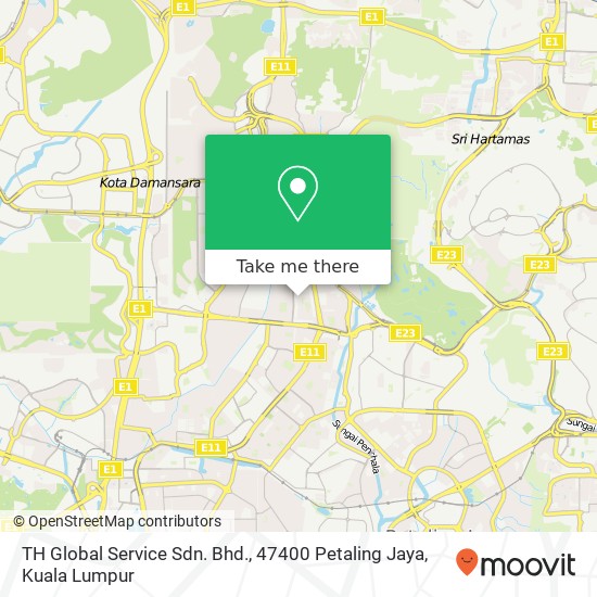 TH Global Service Sdn. Bhd., 47400 Petaling Jaya map