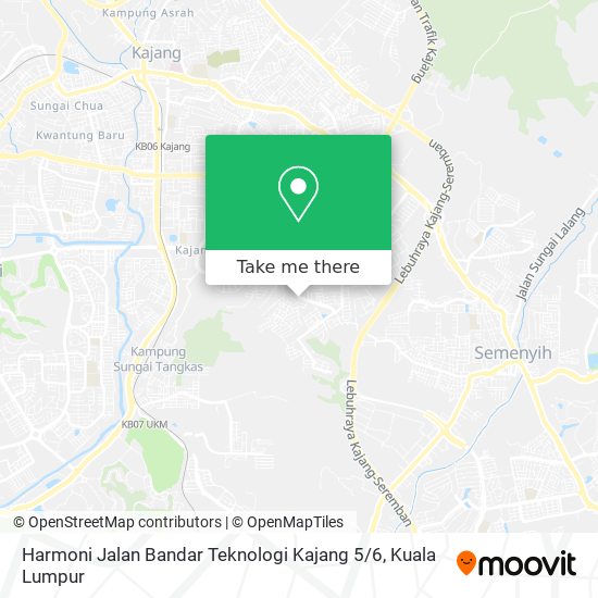 Harmoni Jalan Bandar Teknologi Kajang 5 / 6 map