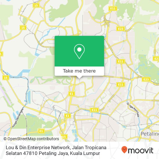 Lou & Din Enterprise Network, Jalan Tropicana Selatan 47810 Petaling Jaya map