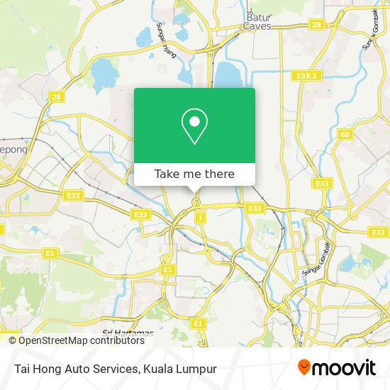 How to get to Tai Hong Auto Services in Kuala Lumpur by Bus, MRT 
