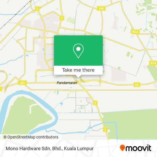 Mono Hardware Sdn. Bhd. map