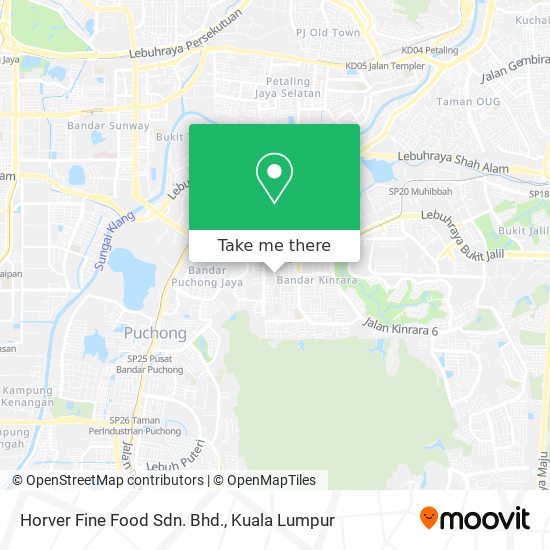 Horver Fine Food Sdn. Bhd. map