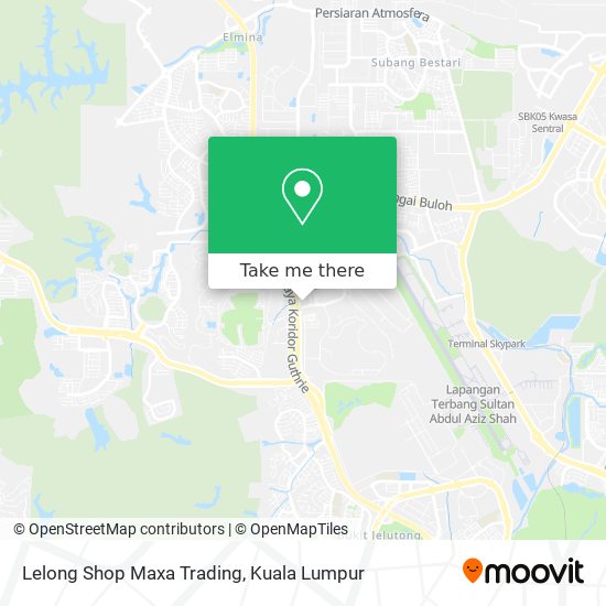 Lelong Shop Maxa Trading map
