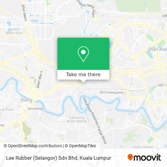 Lee Rubber (Selangor) Sdn Bhd map