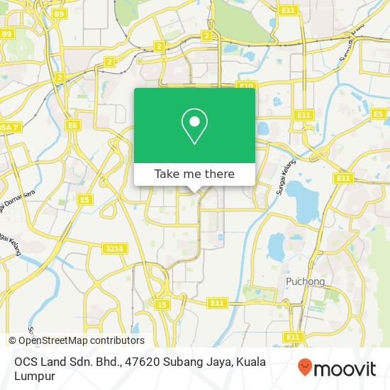 OCS Land Sdn. Bhd., 47620 Subang Jaya map