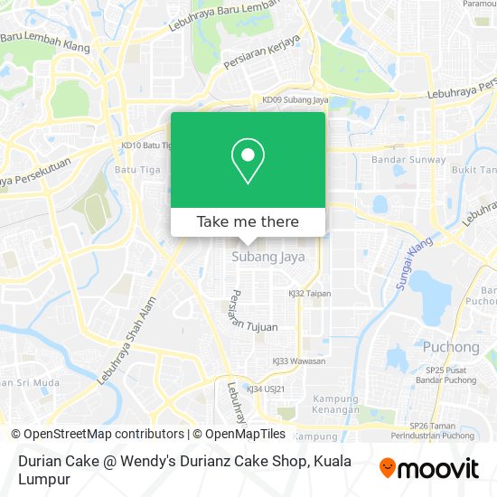 Durian Cake @ Wendy's Durianz Cake Shop map