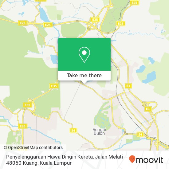 Penyelenggaraan Hawa Dingin Kereta, Jalan Melati 48050 Kuang map