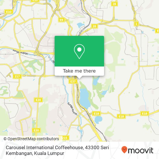 Carousel International Coffeehouse, 43300 Seri Kembangan map