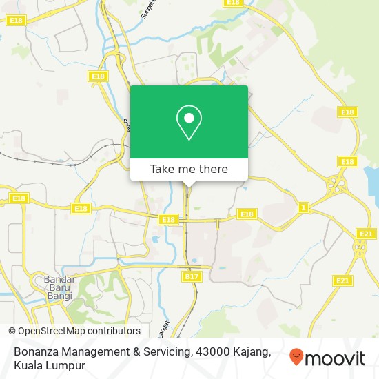 Bonanza Management & Servicing, 43000 Kajang map