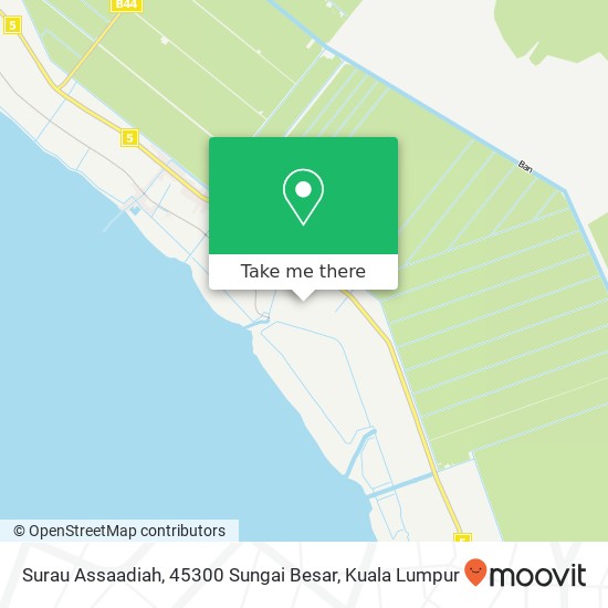 Surau Assaadiah, 45300 Sungai Besar map