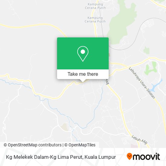 Peta Kg Melekek Dalam-Kg Lima Perut, 78000 Melekek