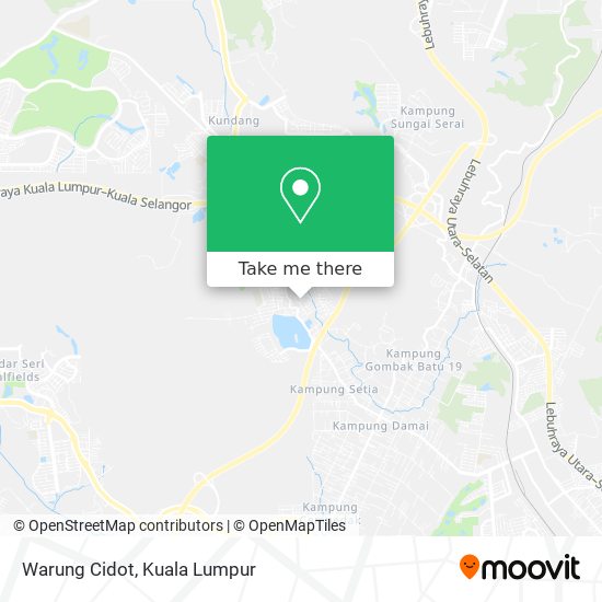 Warung Cidot map