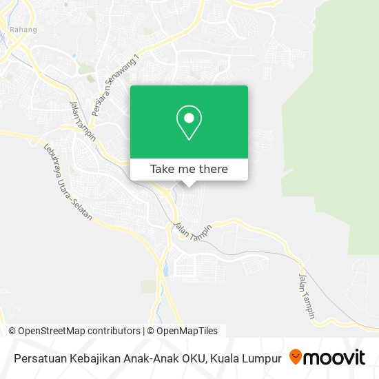Persatuan Kebajikan Anak-Anak OKU map