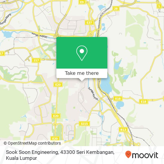 Peta Sook Soon Engineering, 43300 Seri Kembangan