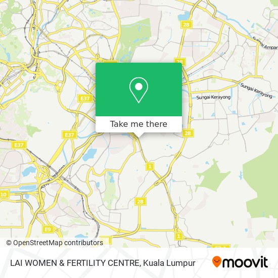 LAI WOMEN & FERTILITY CENTRE map