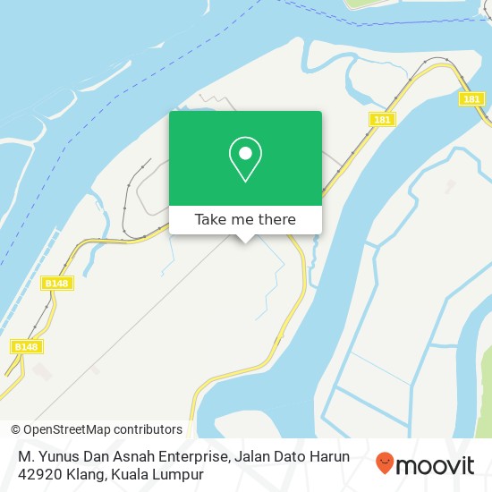 M. Yunus Dan Asnah Enterprise, Jalan Dato Harun 42920 Klang map