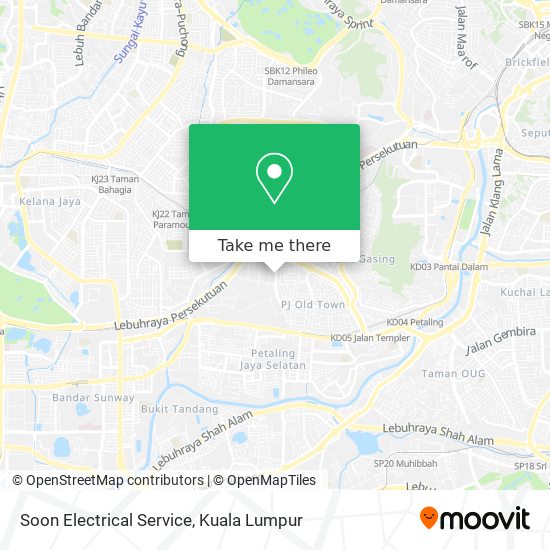Soon Electrical Service map