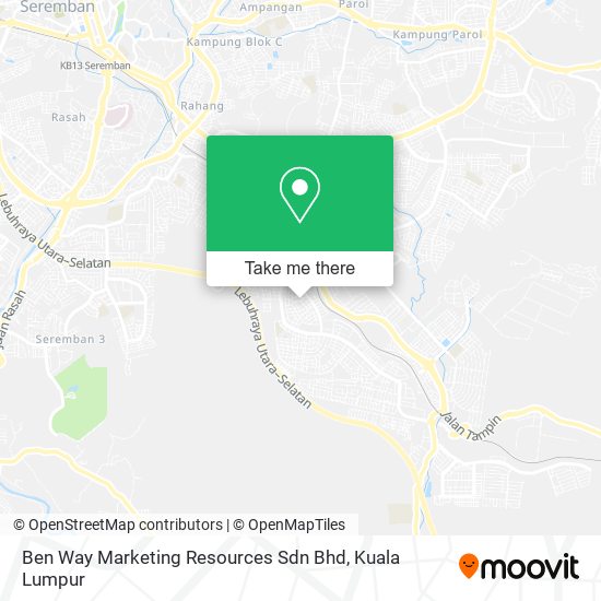 Ben Way Marketing Resources Sdn Bhd map
