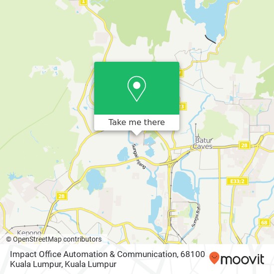 Impact Office Automation & Communication, 68100 Kuala Lumpur map