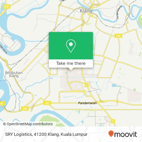 SRY Logistics, 41200 Klang map