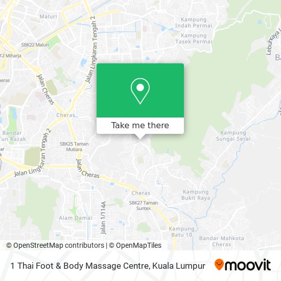 Peta 1 Thai Foot & Body Massage Centre