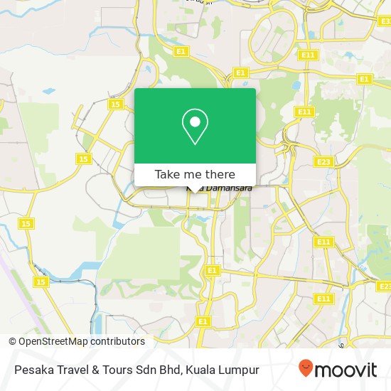 Peta Pesaka Travel & Tours Sdn Bhd