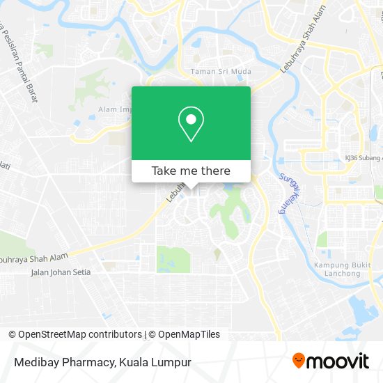 Peta Medibay Pharmacy