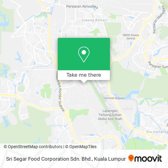 Sri Segar Food Corporation Sdn. Bhd. map