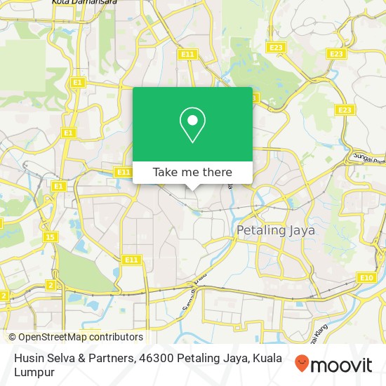 Husin Selva & Partners, 46300 Petaling Jaya map