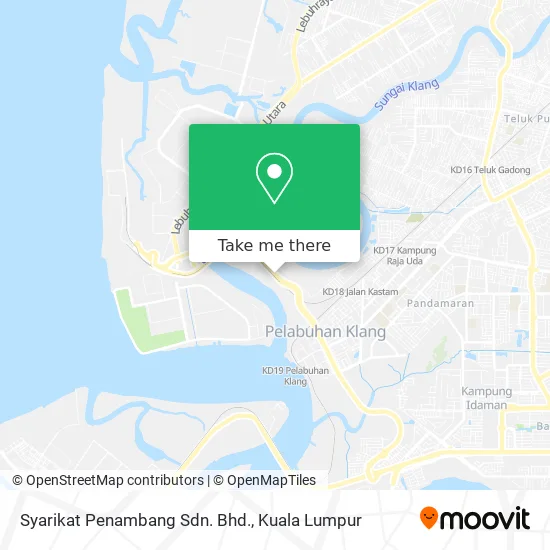 Syarikat Penambang Sdn. Bhd. map